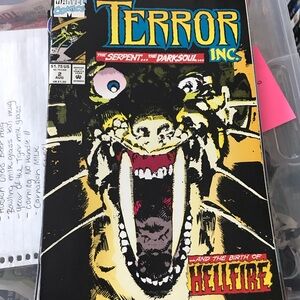 Terror, Inc. Comic Book #2- Bold Yellow & Black Cover